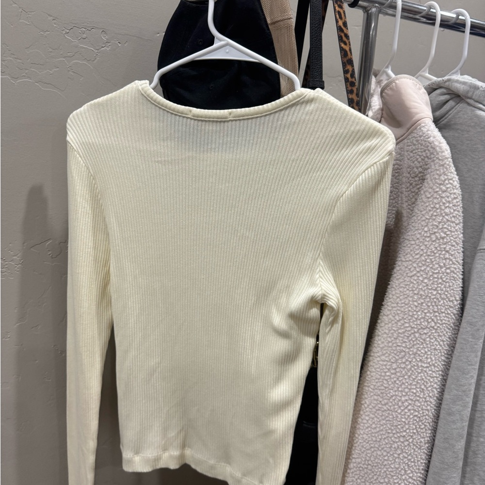 Agolde Ribbed Longsleeve - Picture 2 of 3